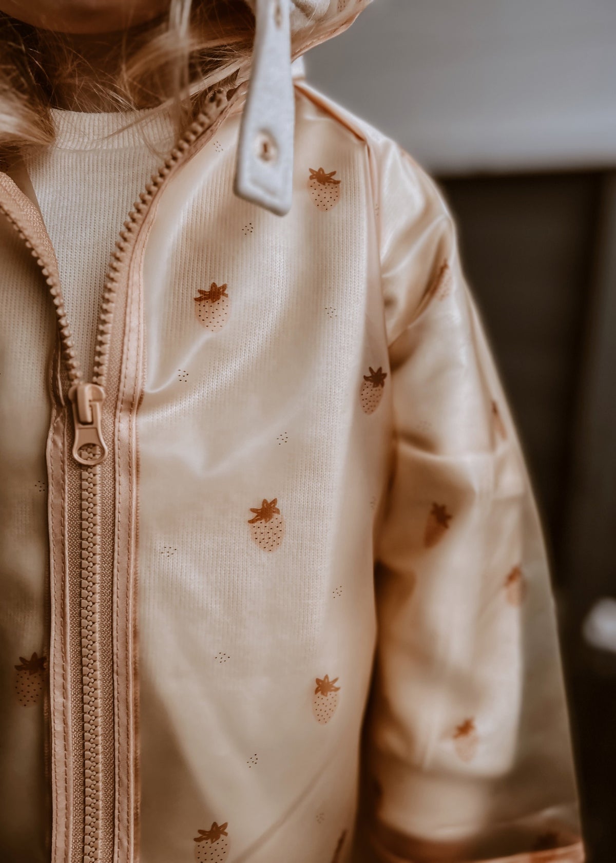 Bruines - Manteaux de pluie - Ambiance fraises Taille 3 ans