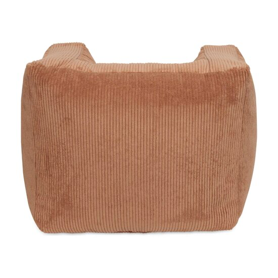 Fauteuil velours côtelé Caramel