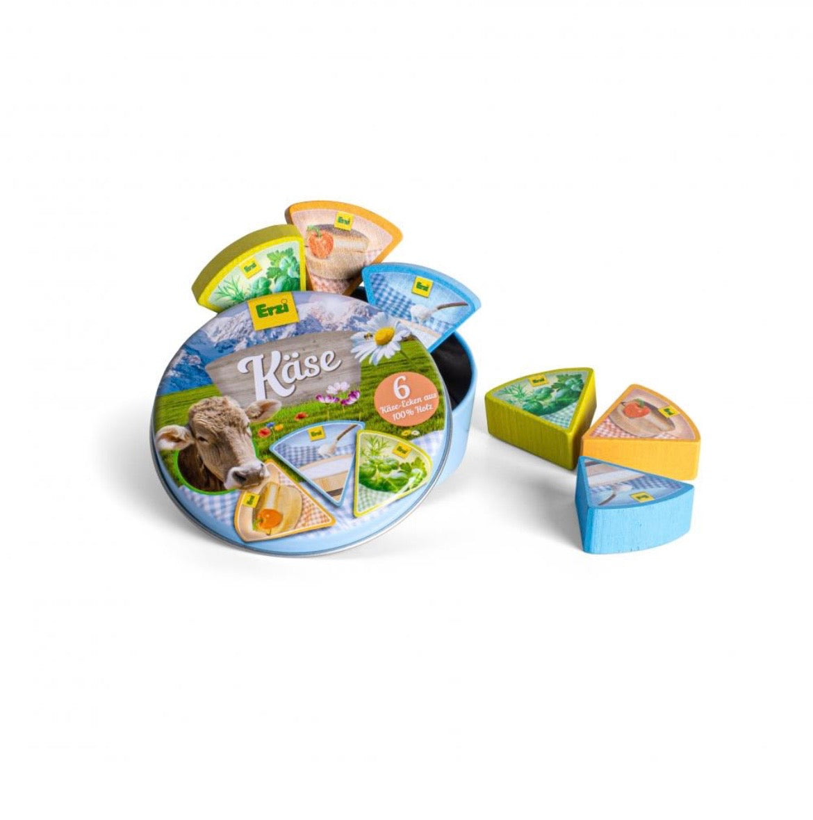 Des morceaux de fromage en conserve