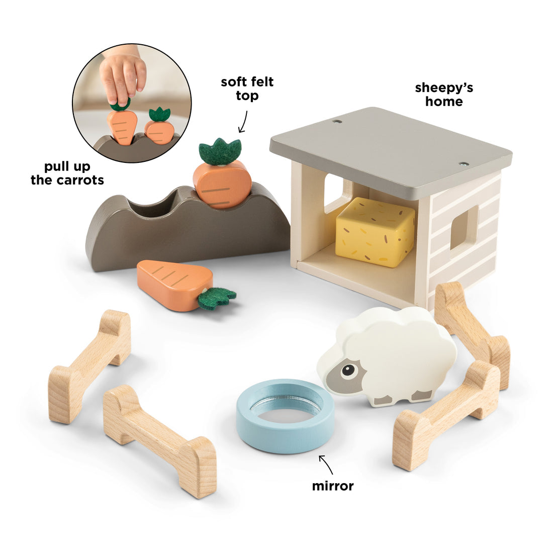 Ensemble de jeu Tiny farm Sheepy
