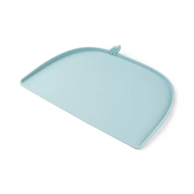 Pré commande set de table en silicone à bords hauts - elphee - bleu
