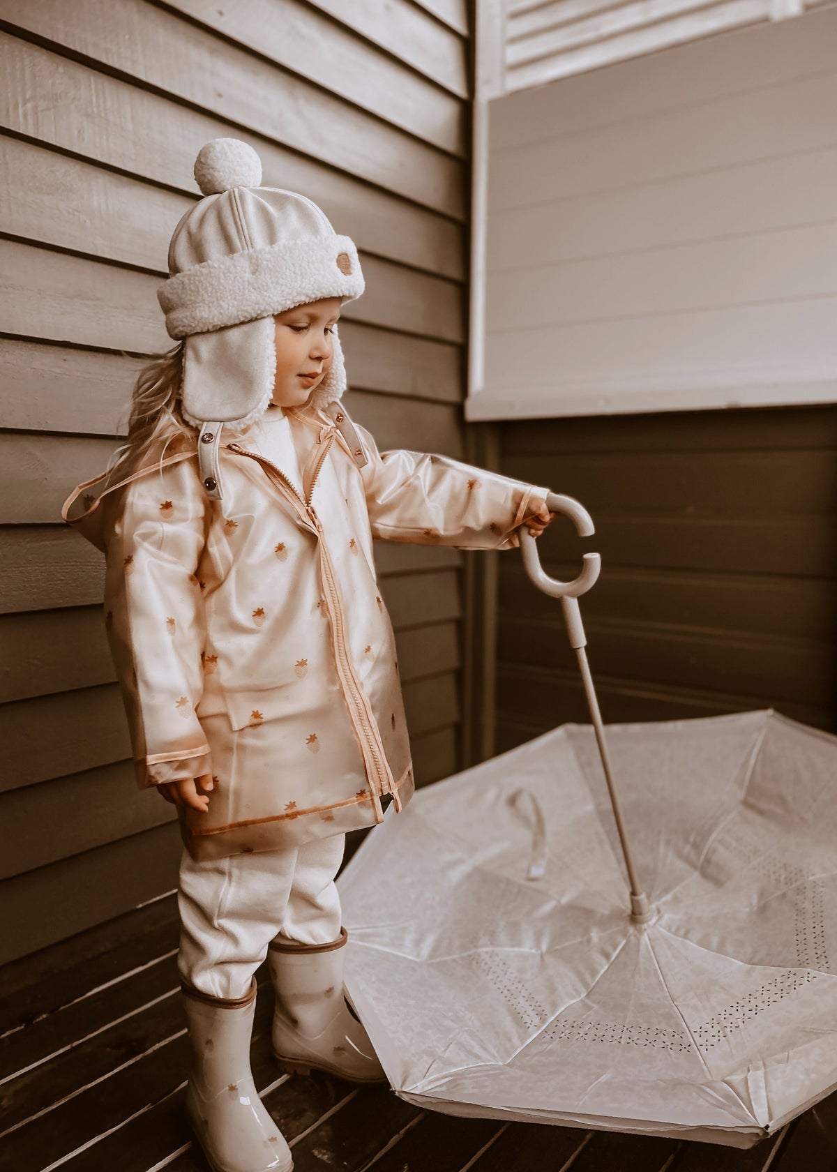 Bruines - Manteaux de pluie - Ambiance fraises Taille 3 ans