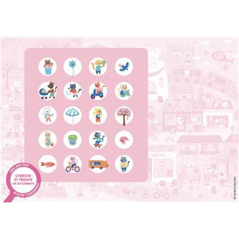 Puzzle 54 pièces Auzou Cherche et trouve Kawaii
