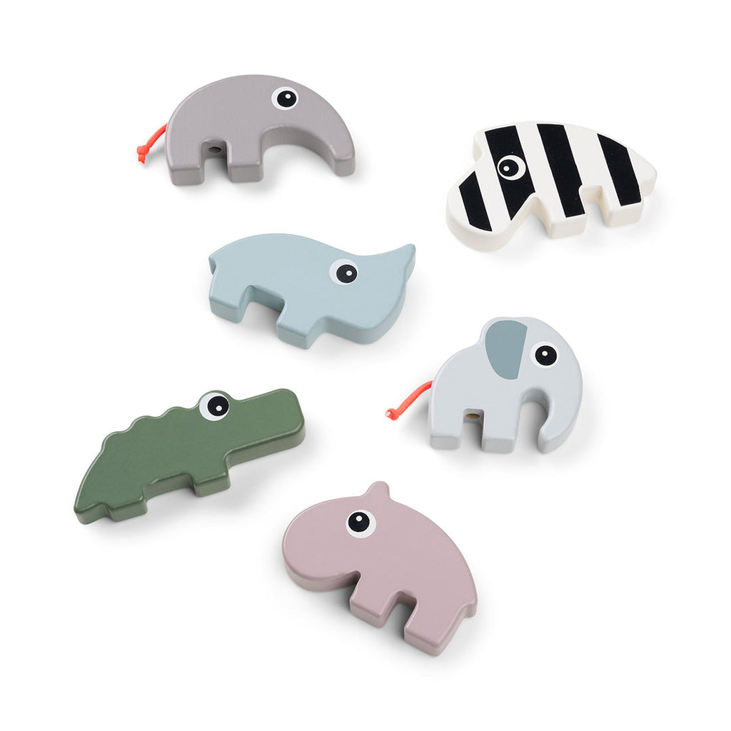 jeu de construction 34 pièces - amis des cerfs - couleurs assorties