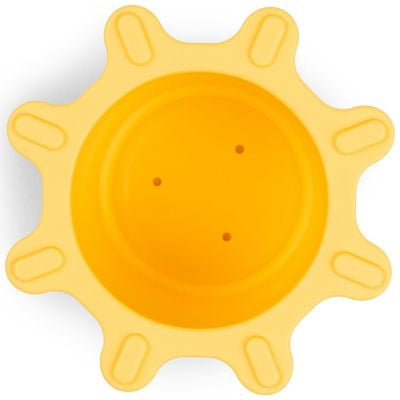 Pré commande Jeu d'eau lot de 3 gobelets empilables elphee - jaune, vert, transparent