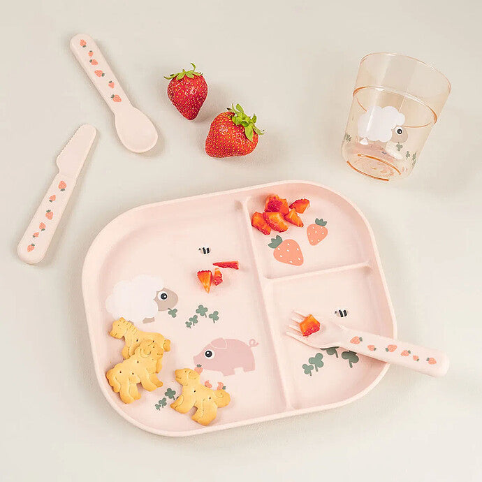 Pré commande Assiette Plateau Foodie - Tiny Farm Rose